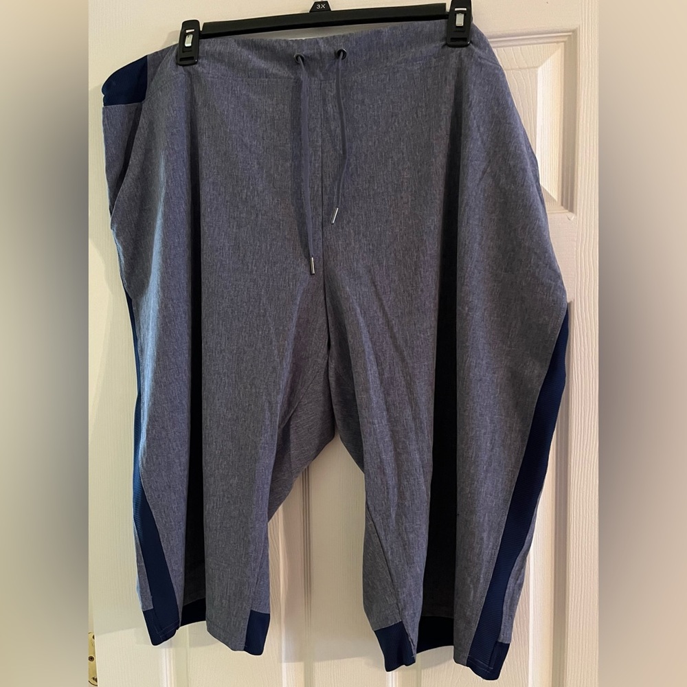 BCG pants.  Long shorts knee length/ pedal pusher length depending on height.